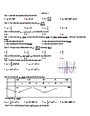 Toán học - Ôn tập kiểm tra học kì II